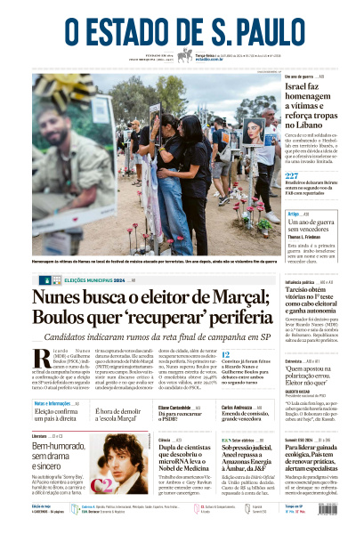 Estadão - Edição de 08 de Outubro de 2024