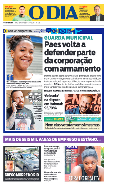 O DIA - Edição de 08 de Outubro de 2024