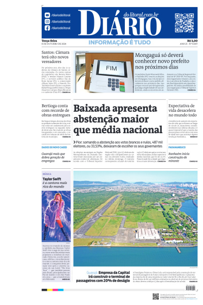 Diário do Litoral - Edição de 08 de Outubro de 2024