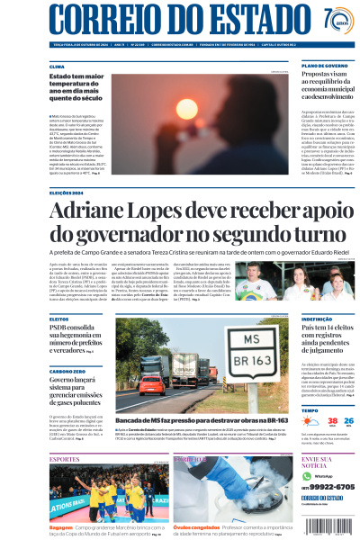 Correio do Estado - Edição de 08 de Outubro de 2024