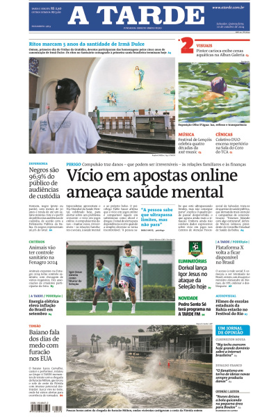 A TARDE - Edição de 10 de Outubro de 2024