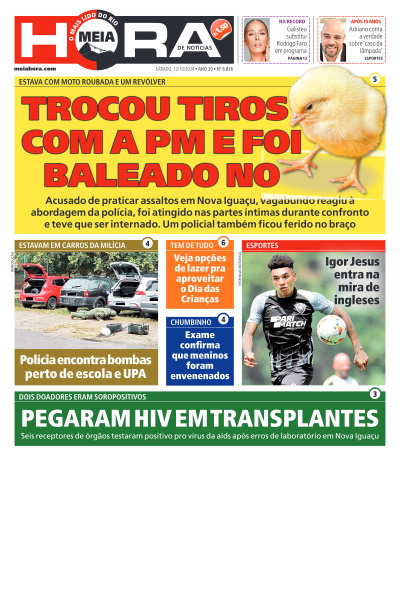 MEIA HORA - Edição de 12 de Outubro de 2024