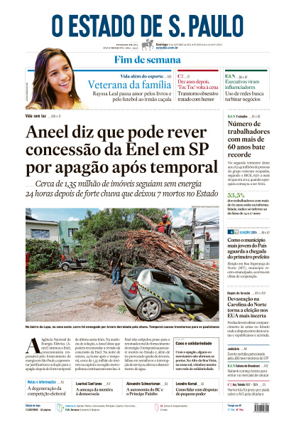 Estadão - Edição de 13 de Outubro de 2024