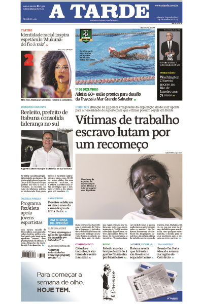 A TARDE - Edição de 14 de Outubro de 2024