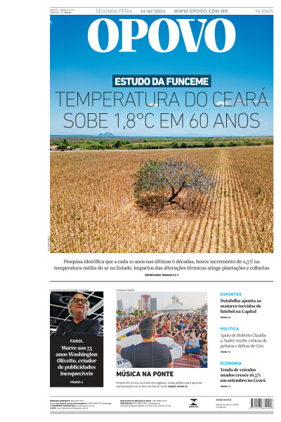 O POVO - Edição de 14 de Outubro de 2024