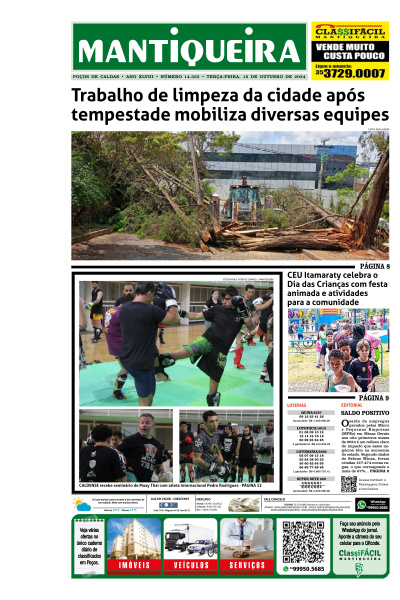 Mantiqueira - Edição de 15 de Outubro de 2024