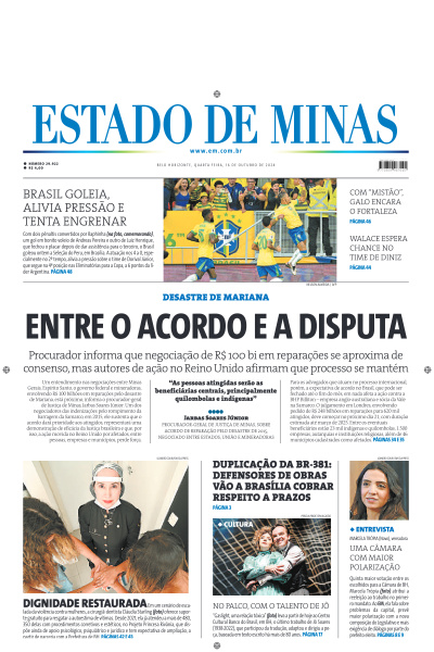Estado de Minas - Edição de 16 de Outubro de 2024