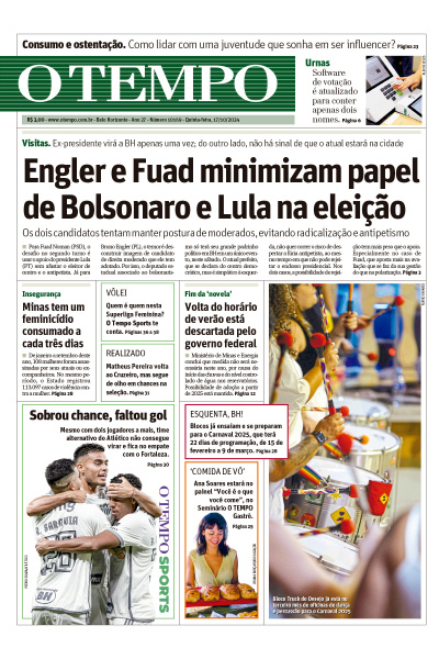 O TEMPO - Edição de 17 de Outubro de 2024