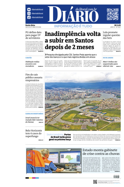 Diário do Litoral - Edição de 18 de Outubro de 2024