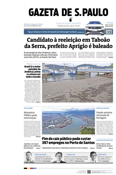 Gazeta de S. Paulo - Edição de 21 de Outubro de 2024