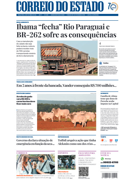 Correio do Estado - Edição de 22 de Outubro de 2024