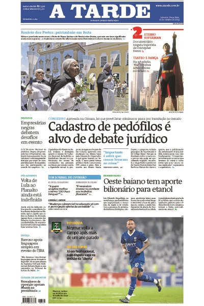 A TARDE - Edição de 22 de Outubro de 2024