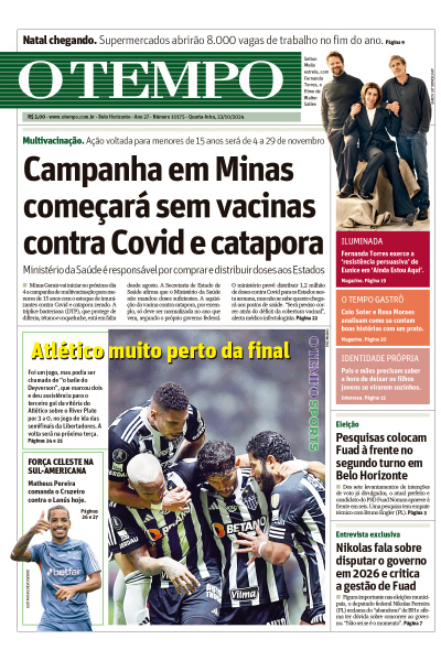 O TEMPO - Edição de 23 de Outubro de 2024