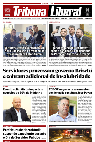 Tribuna Liberal - Edição de 23 de Outubro de 2024