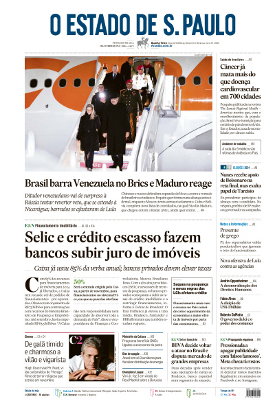 Estadão - Edição de 23 de Outubro de 2024