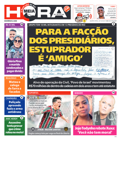 MEIA HORA - Edição de 23 de Outubro de 2024