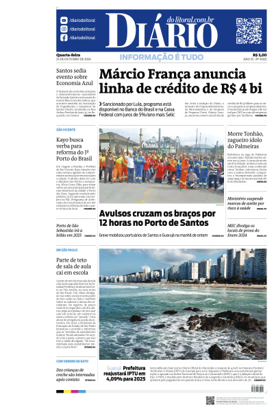 Diário do Litoral - Edição de 23 de Outubro de 2024