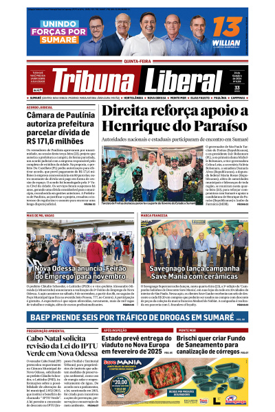 Tribuna Liberal - Edição de 24 de Outubro de 2024