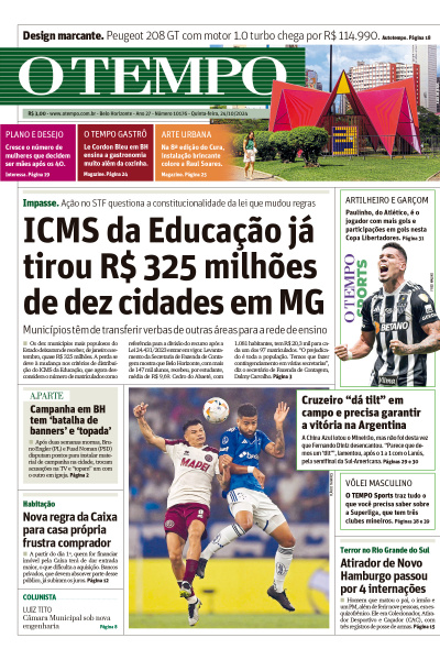 O TEMPO - Edição de 24 de Outubro de 2024