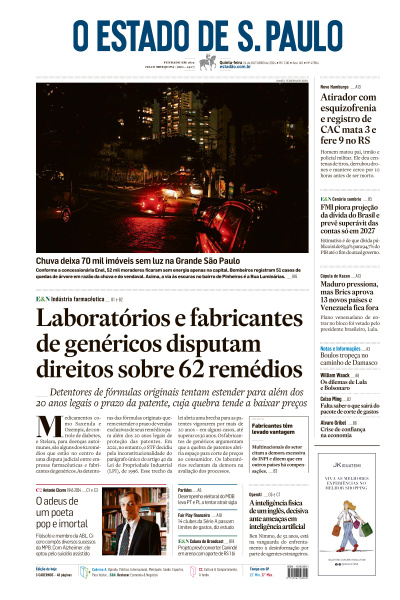 Estadão - Edição de 24 de Outubro de 2024