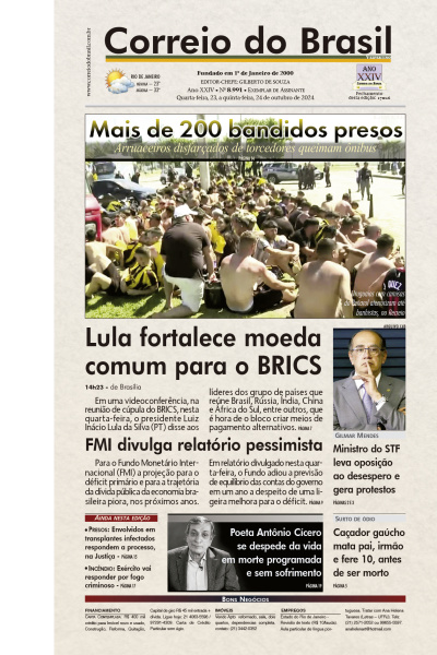 Correio do Brasil - Edição de 24 de Outubro de 2024