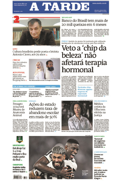 A TARDE - Edição de 24 de Outubro de 2024