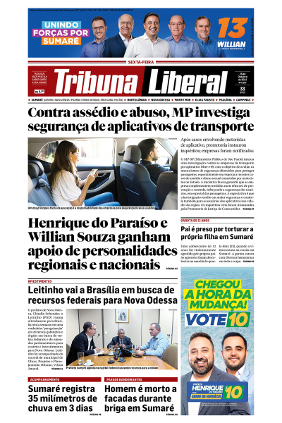 Tribuna Liberal - Edição de 25 de Outubro de 2024