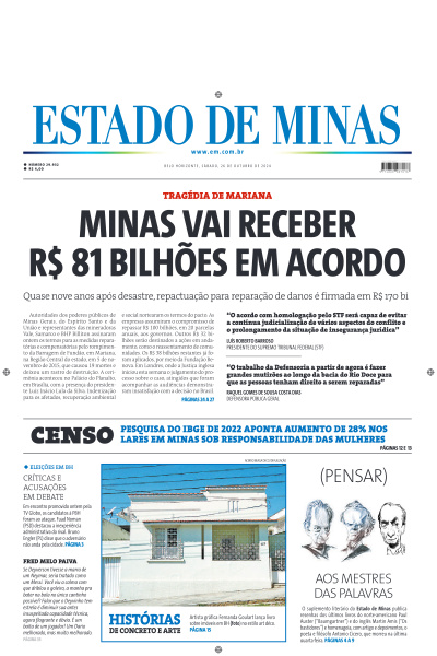 Estado de Minas - Edição de 26 de Outubro de 2024