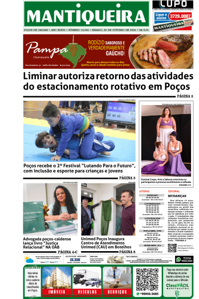 Mantiqueira - Edição de 26 de outubro de 2024 