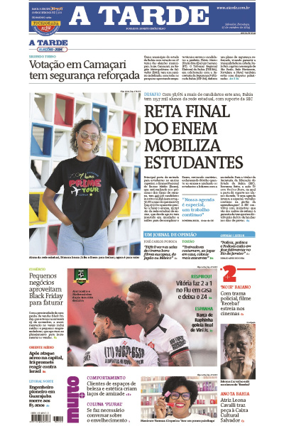 A TARDE - Edição de 27 de Outubro de 2024