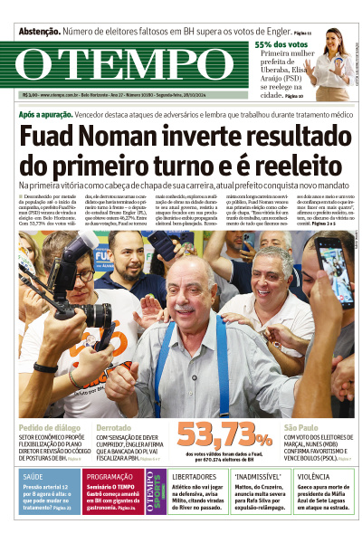 O TEMPO - Edição de 28 de Outubro de 2024