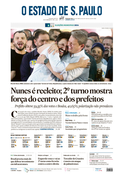 Estadão - Edição de 28 de Outubro de 2024