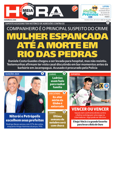 MEIA HORA - Edição de 28 de Outubro de 2024