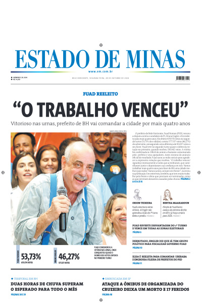 Estado de Minas - Edição de 28 de Outubro de 2024