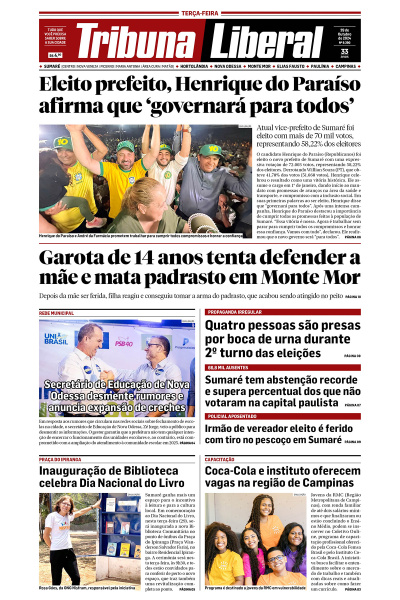 Tribuna Liberal - Edição de 29 de Outubro de 2024