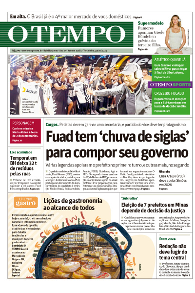 O TEMPO - Edição de 29 de Outubro de 2024