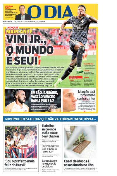 O DIA - Edição de 29 de Outubro de 2024