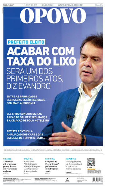 O POVO - Edição de 29 de Outubro de 2024