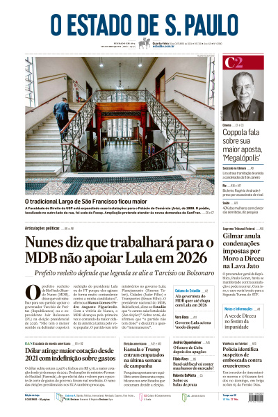 Estadão - Edição de 30 de Outubro de 2024