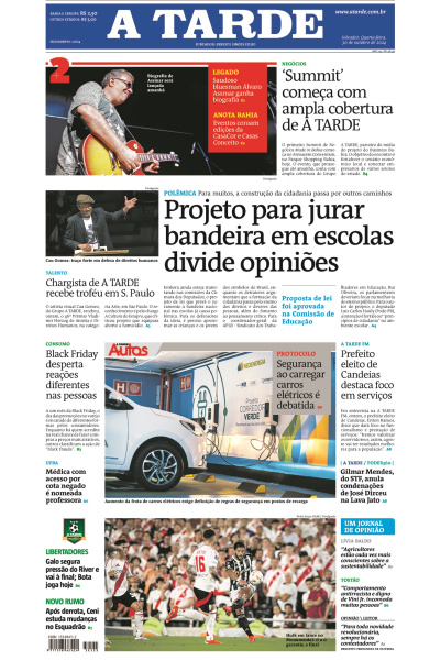 A TARDE - Edição de 30 de Outubro de 2024