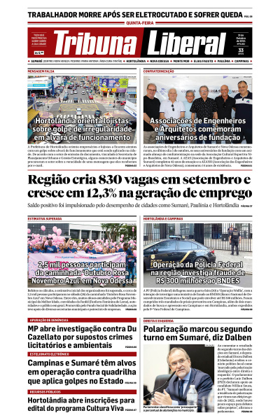 Tribuna Liberal - Edição de 31 de Outubro de 2024