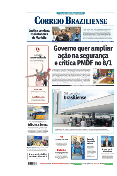 Correio Braziliense - Edição de 01 de Novembro de 2024