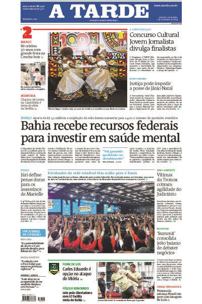 A TARDE - Edição de 01 de Novembro de 2024
