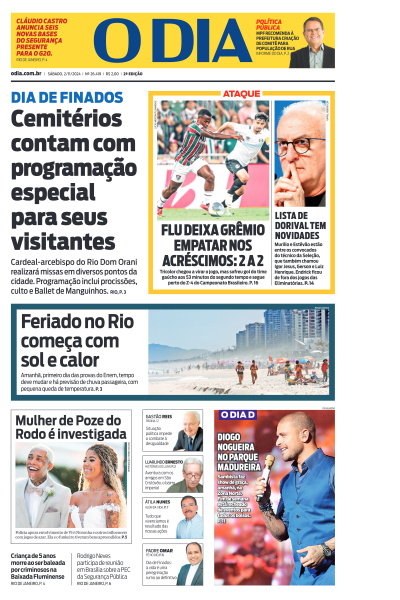 O DIA - Edição de 02 de Novembro de 2024