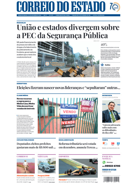 Correio do Estado - Edição de 02 de Novembro de 2024
