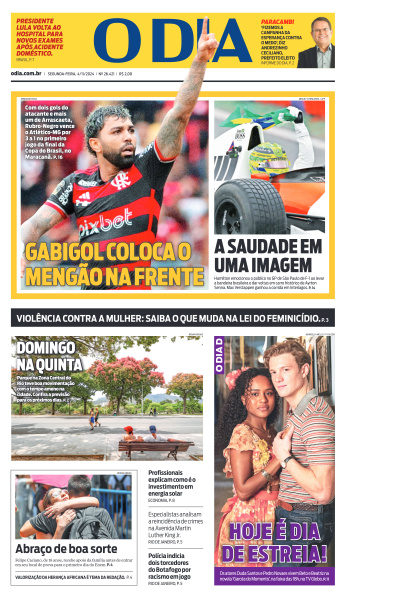 O DIA - Edição de 04 de Novembro de 2024