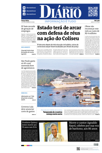 Diário do Litoral - Edição de 05 de Novembro de 2024