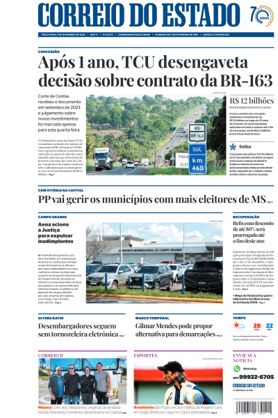 Correio do Estado - Edição de 05 de Novembro de 2024