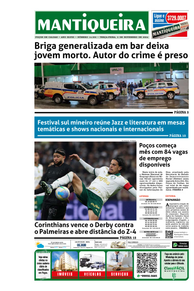 Mantiqueira - Edição de 05 de Novembro de 2024