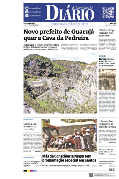 Diário do Litoral – Edição de 04 de novembro de 2024